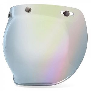 Visière CUSTOM 500 / SNAP BUBBLE Shields - Silver Iridium
