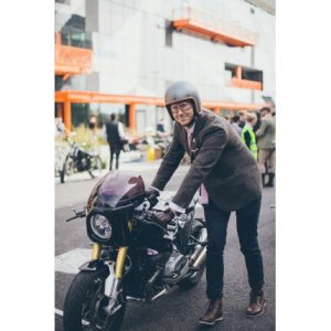 Casque HEDON Hedonist Ash gris mat casque moto vintage en carbone