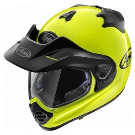 Casque-ARAI-TOUR-X5-Jaune-fluo-casque-integral-moto-trail-off-road-elmo-