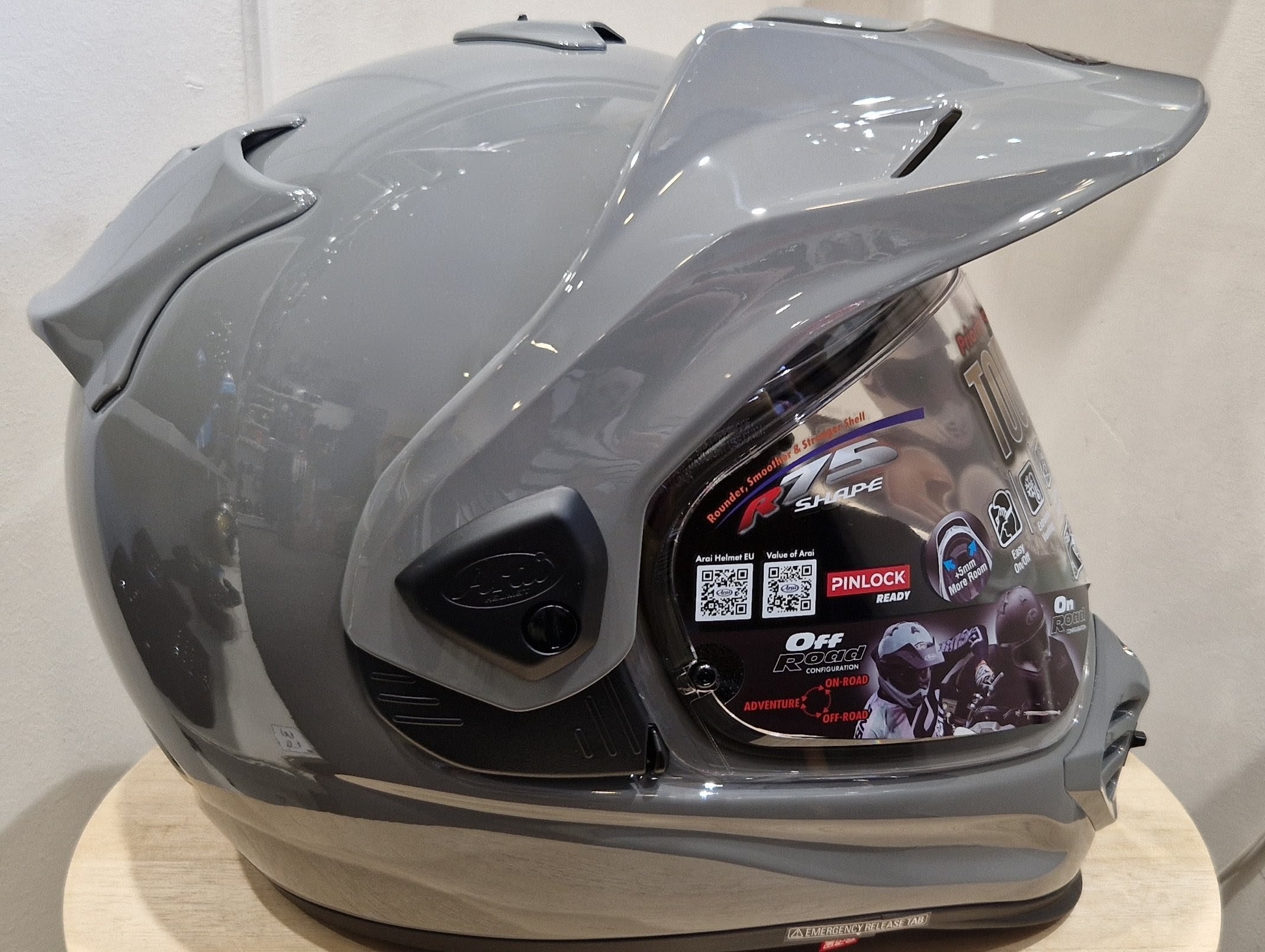 Casque-ARAI-TOUR-X5-Modern-Grey-casque-integral-moto-trail-off-road-gris-nardo-elmo