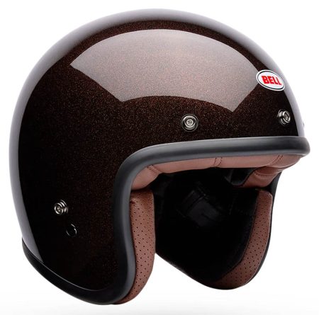 casque-bell-custom-500-flake-rootbeer-jet-paillettes-marron-moto-scooter-vintage-Elmo-Paris